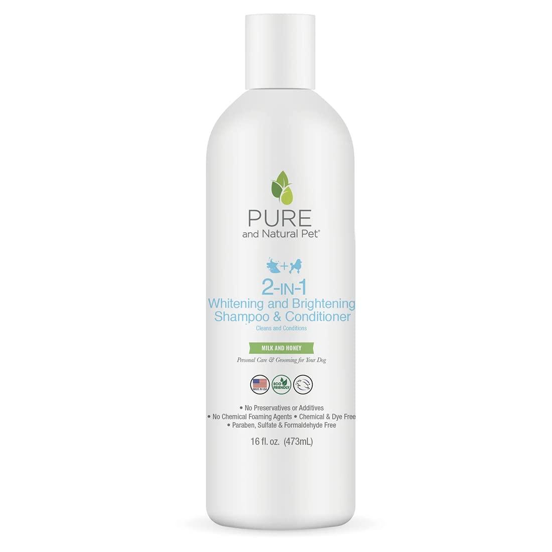 Pure and Natural Pet 2-in-1 Whitening & Brightening Shampoo & Conditioner